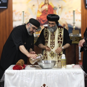 St. Philopateer Mercurius veneration at St Philopateer and St Demiana Coptic Church