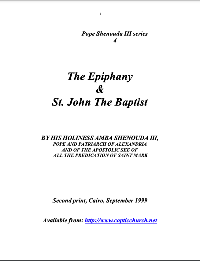 The Epiphany & St. John The Baptist