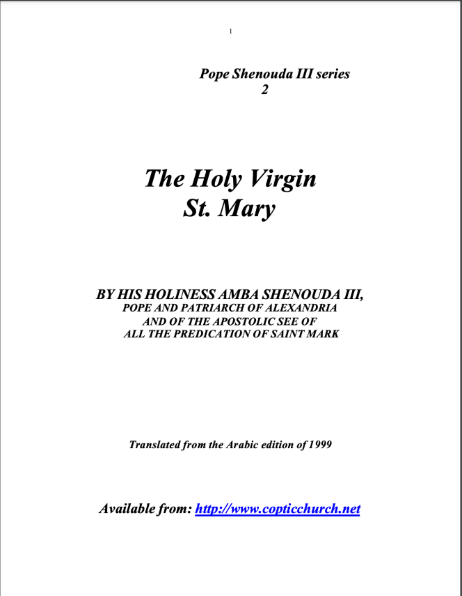 The Holy Virgin St.Mary